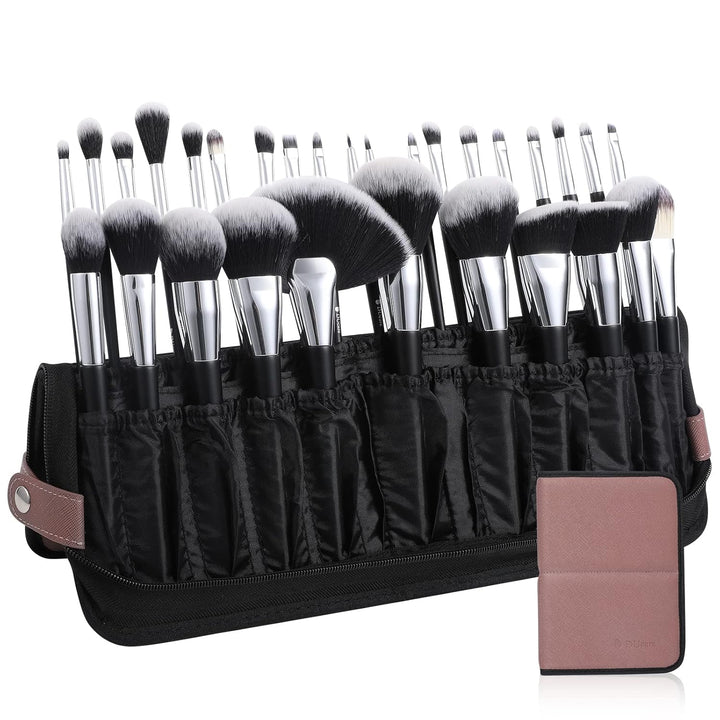 DUcare Make up Pinsel Organizer-Tasche, tragbare Kosmetiktasche für die Reise, Stand Up Cosmetic Bag