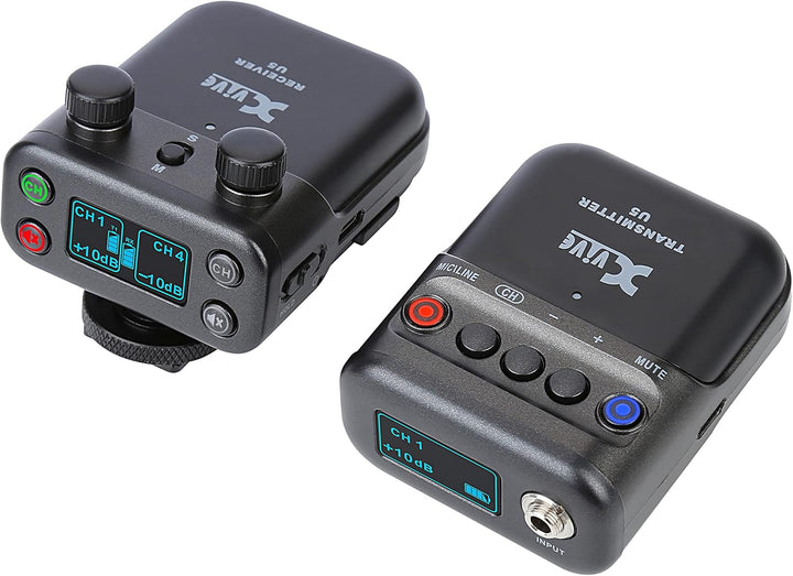 XVive U5 Wireless Audio System – Kabelloses Lavalier Mikrofon Set für Kamera, Video & Interviews, 2,