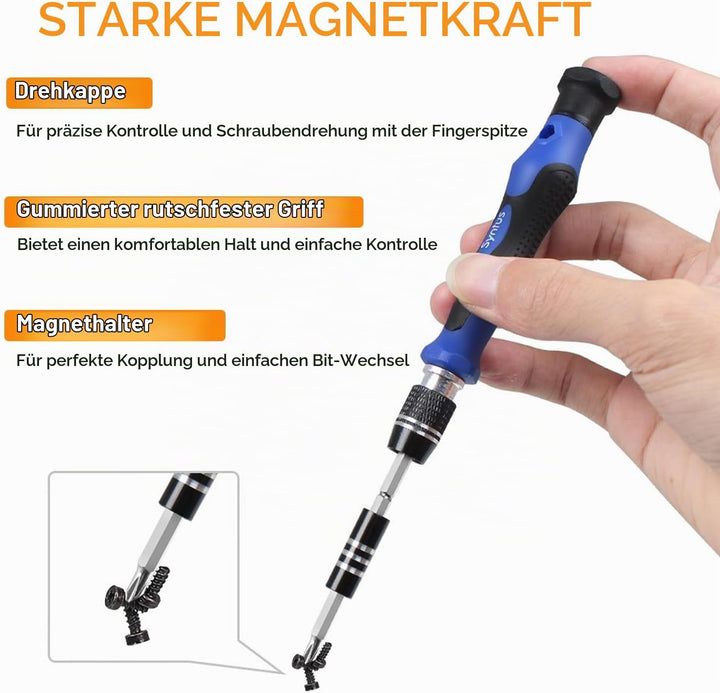142 in 1 Feinmechaniker Werkzeug Schraubendreher Set, Werkzeugset, Precision Screwdriver Set, Handy