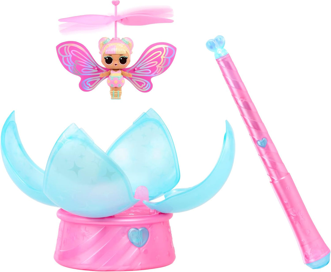 L.O.L. Surprise! Magic Flyers Fairies Tots - Flower Child - Enthält 1 Puppe und 1 Zauberstab, in Ein