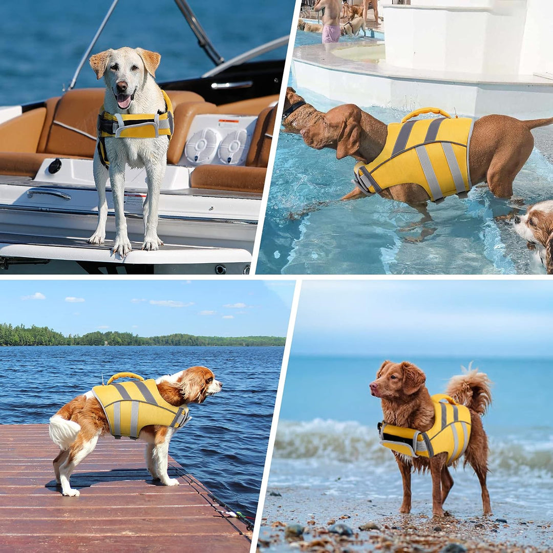 Kuoser Schwimmweste Hund, Haltbarkeit Hundeschwimmweste, Hervorragender Auftrieb Schwimmweste Hund k