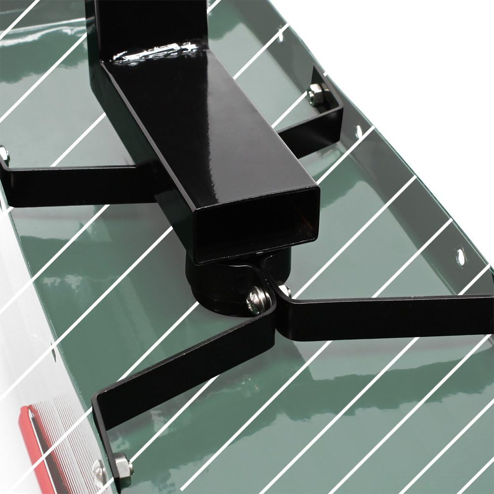 Wiltec Wandhalterung schwarz 50 x 120 x 250 mm für US Mailbox, amerikanischer Briefkasten mit Fahne,