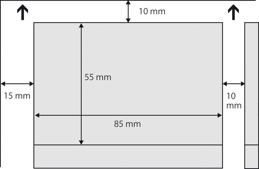 SIGEL LP801 bedruckbare Visitenkarten 3C, 400 Stück (40 Blatt), hochweiss, glatter Schnitt rundum, 2