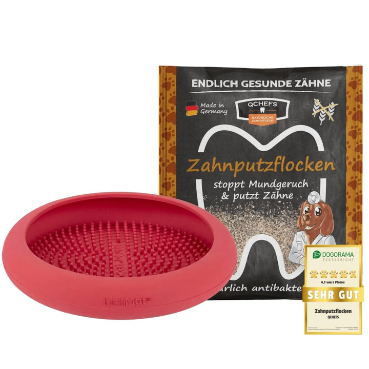 Grosspackung & Leckmatte-UFO Pink als Schleckmatte Hund nach dem Hundefutter und als Hundezubehör zu