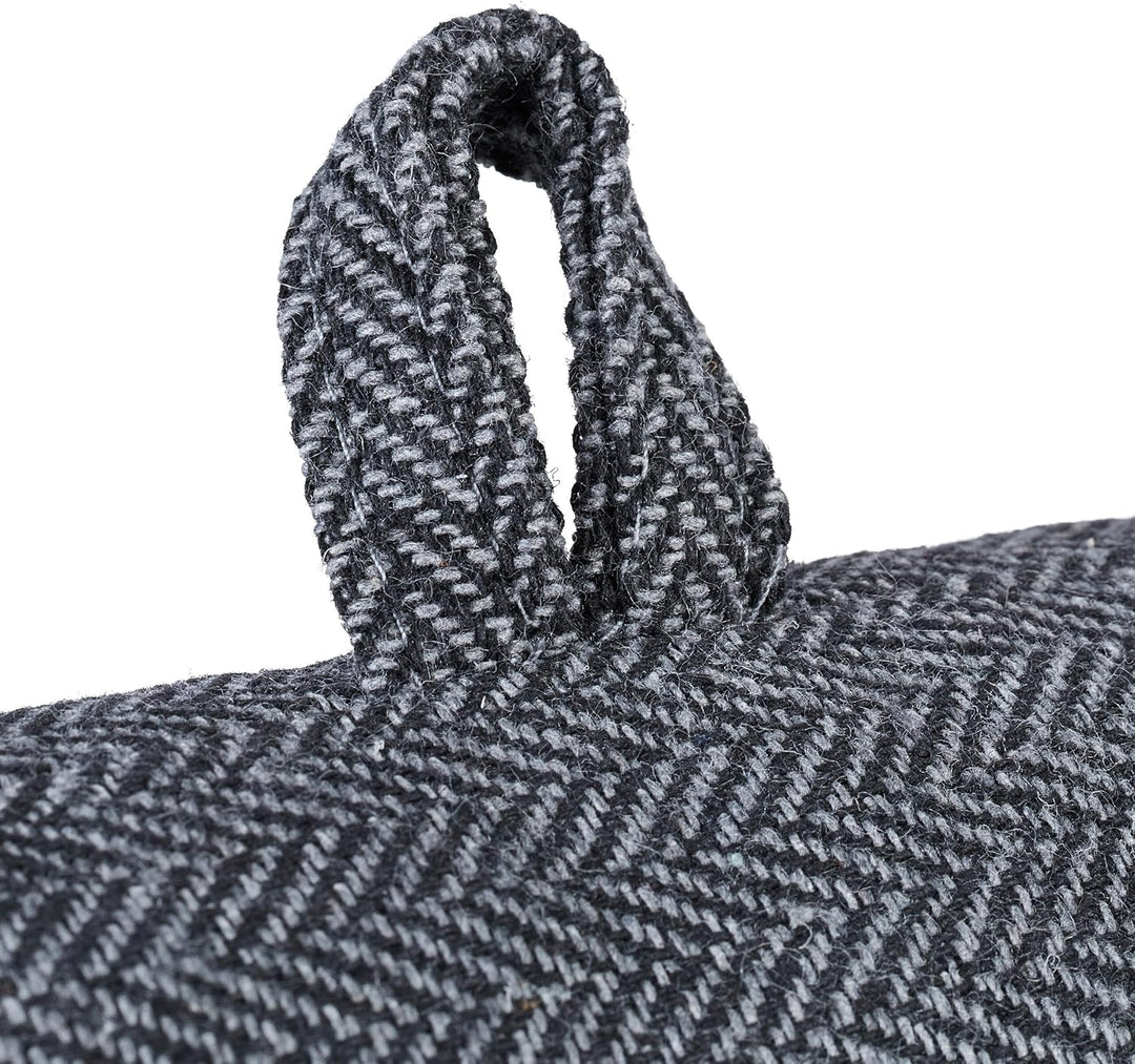 Relaxdays Zugluftstopper, Windstopper Tür & Fenster, weiche Türschlange, Sandfüllung, Kälteschutz, 7