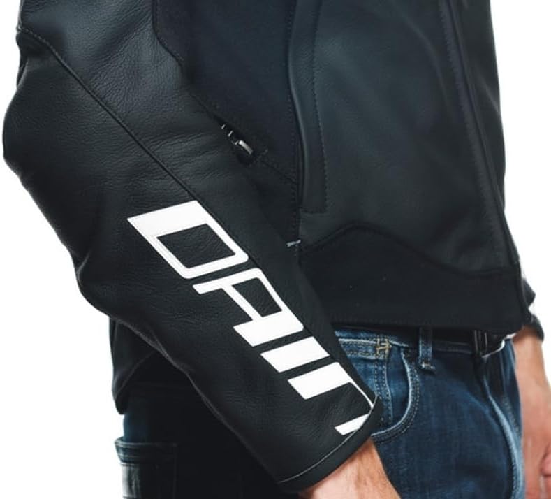 Dainese Kombijacke Lederkombi Motorradjacke m. Protektoren Sportiva Lederkombijacke schwarz 52, Herr