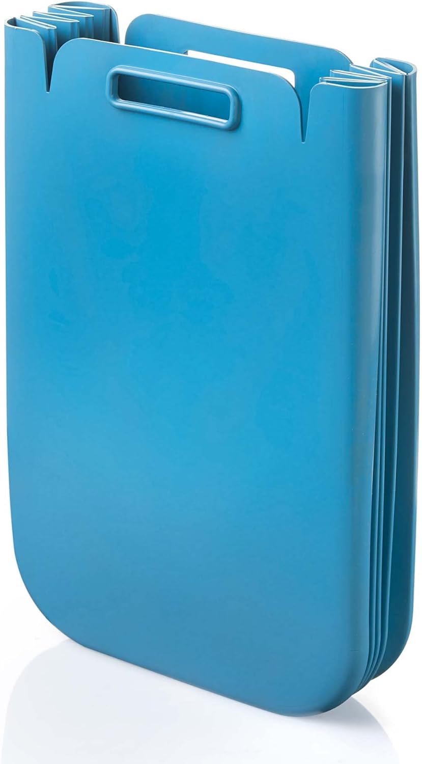 Guzzini - Home, ECO PACKLY Abfallsammler - Bright powder blue, 30x25xh45 cm (open)|30x5xh45 cm (clos