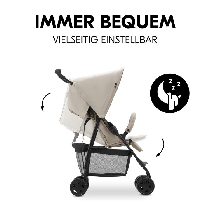 hauck Buggy Sport, Ultra Leicht - nur 5,9 kg, für Kinder bis 15 kg, Klein Zusammenklappbar, Reisebug