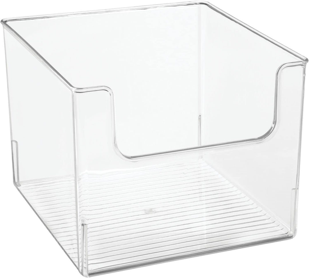 mDesign 4er-Set Aufbewahrungsbox für das Bad – quadratische Schrankbox aus Kunststoff für Badartikel
