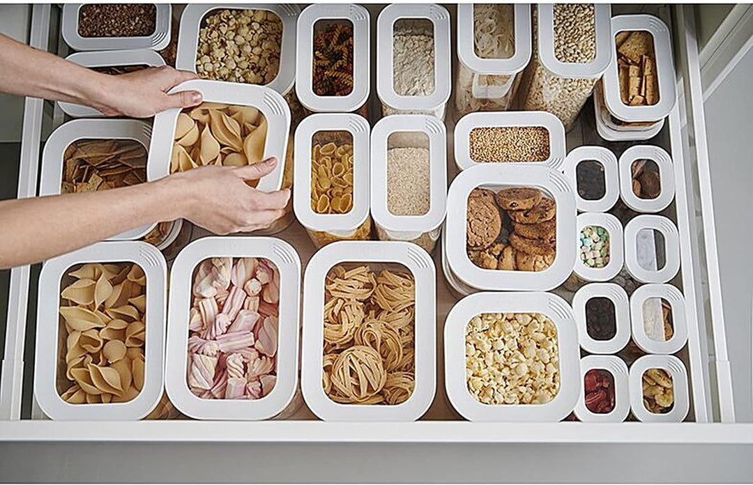 Mepal | 4-TLG Vorratsdosen Spar-Set | Modula 1500 ml | Vorratsdose Frischhaltedose | ideal für die A