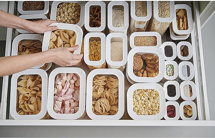 Mepal | 4-TLG Vorratsdosen Spar-Set | Modula 1500 ml | Vorratsdose Frischhaltedose | ideal für die A