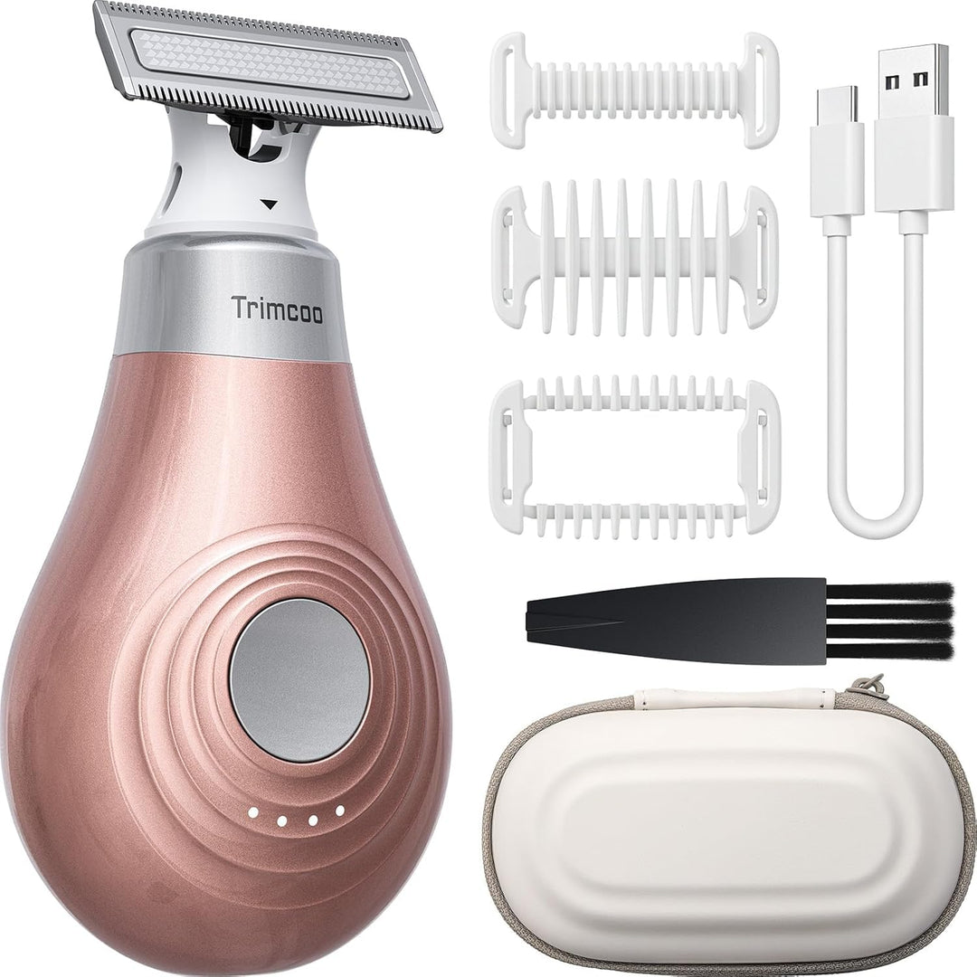 Damen Reise Elektrischer Trimmer Intim Schamhaarentfernung Elektrischer Body Groomer Kleiner Tragbar