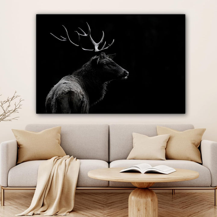MuchoWow© Bild auf Leinwand Gross 120x80 cm XXL Schlafzimmer Bilder Wand Deko Wohnzimmer Modern Wand