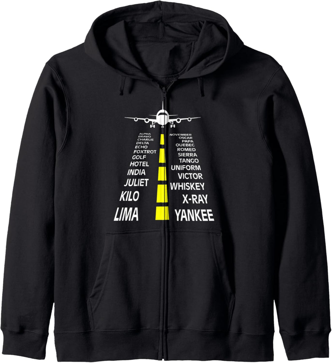 Flugzeug Pilotenalphabet Pilot Fliegen Flug Xmas Geschenk Kapuzenjacke