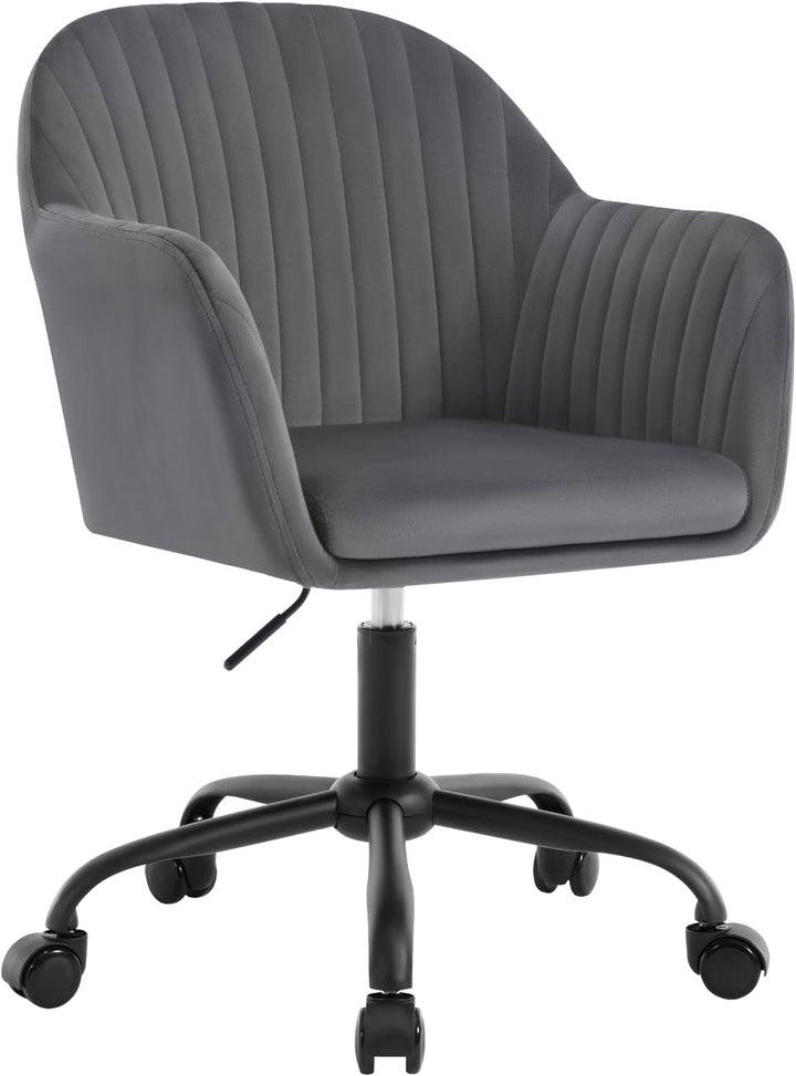 WOLTU Schreibtischstuhl, Bürostuhl ergonomisch, Homeoffice Stuhl höhenverstellbar, Schminkstuhl mit