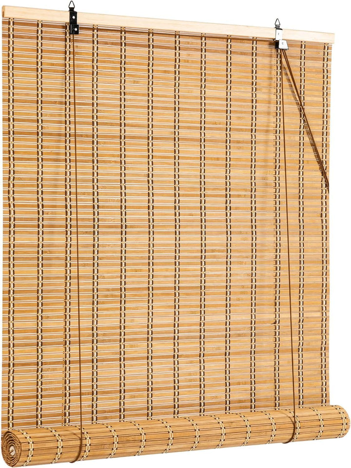 Cy.curtain bright Bambusrollo Bambus Rollo Sonnenschutz und Sichtschutz Rollo,für Fenster Und Türen,
