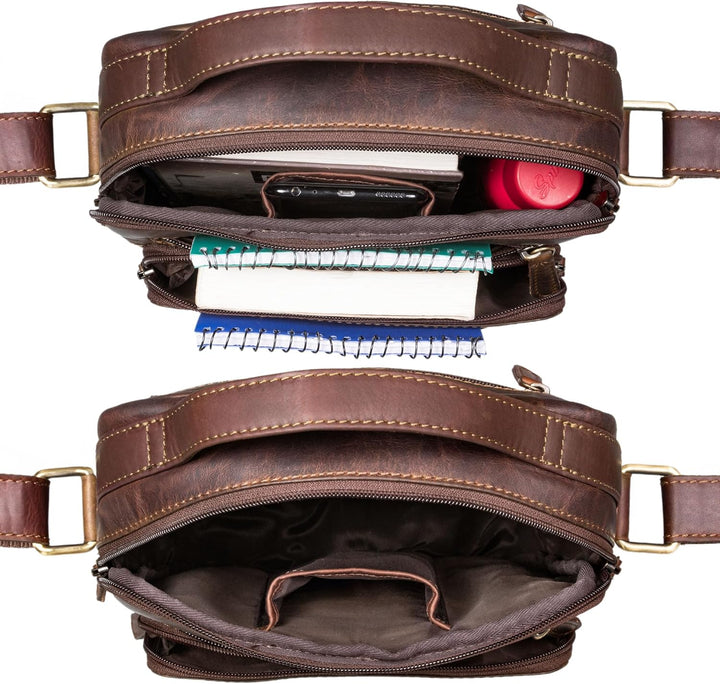 STILORD 'Ivan' Modische Männerhandtasche aus Premium Leder Messenger Bag Herren Tasche zum Umhängen