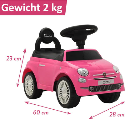 COIL FIAT 500 - Offiziell Lizenziertes Auto mit Kofferraum unter dem Sitz, Schub- und Griffstange, V