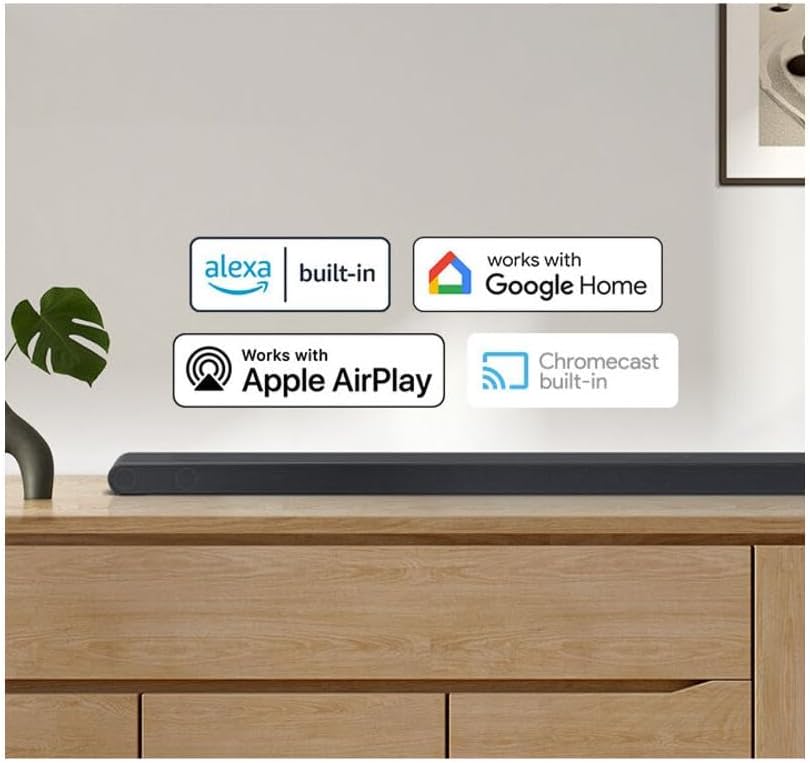 Samsung HW-S810GD 3.1.2-Kanal Ultra Slim Soundbar für TV-Geräte, Bluetooth-Lautsprecher mit ultrasch