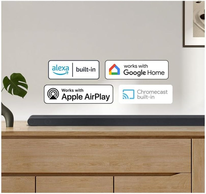 Samsung HW-S810GD 3.1.2-Kanal Ultra Slim Soundbar für TV-Geräte, Bluetooth-Lautsprecher mit ultrasch
