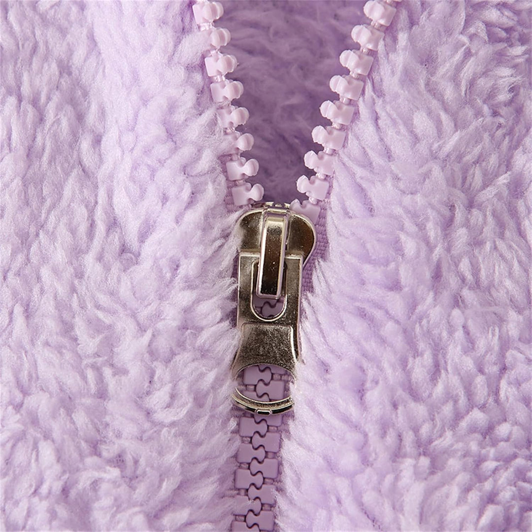MNSWR Ohrenfüssiger Säuglingsoverall mit Kapuze Mädchen Babymantel Strampler Jungen Fleece Jungen St