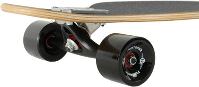 FunTomia Longboard mit 3 Flex Stufen Drop Through Cruiser Komplettboard Mach1 Speed Kugellager T-Too