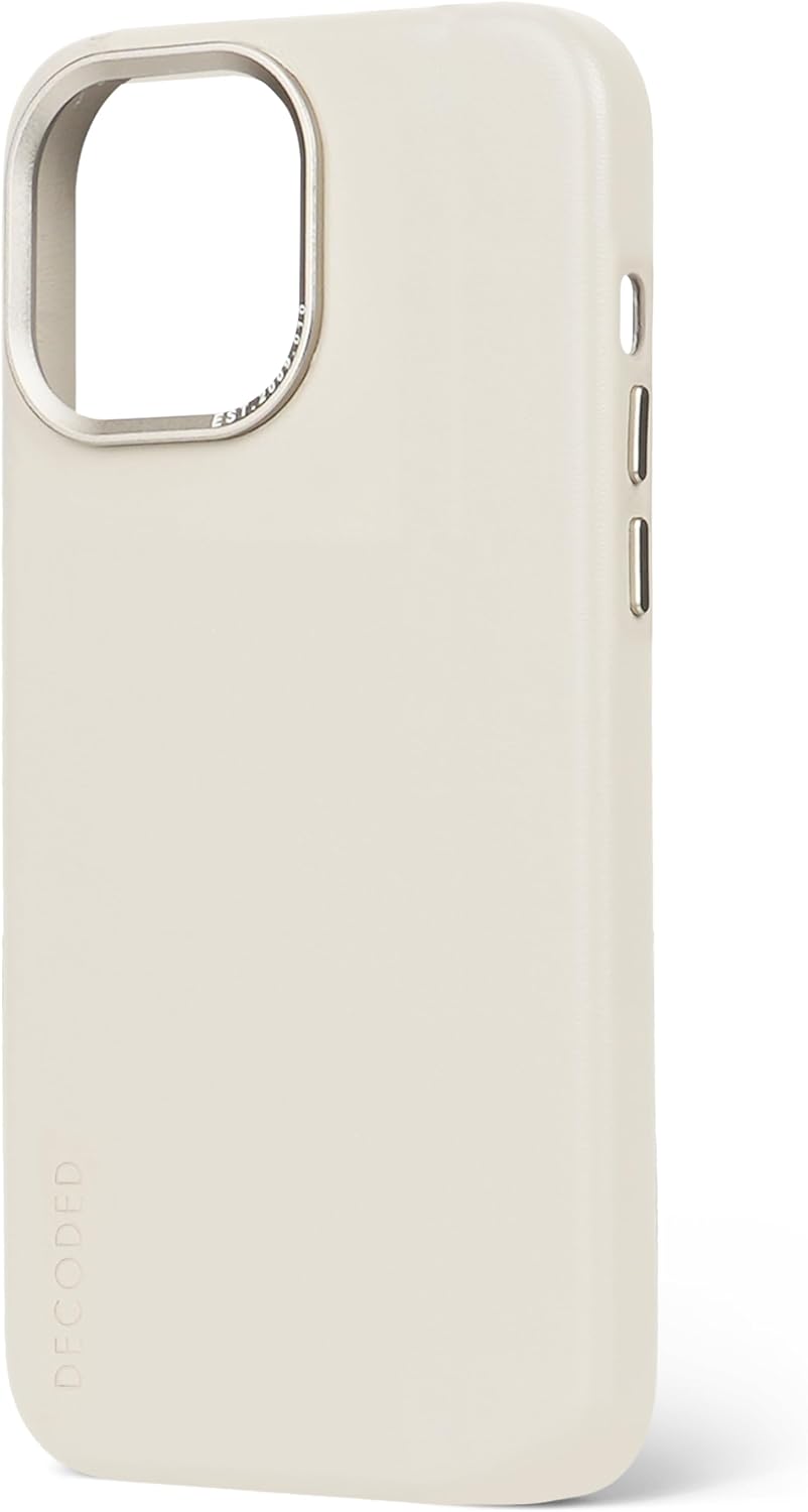 Decoded Hülle für iPhone 15 Pro Max, Premium Europäisches Leder, Lederhülle Extra Dünn, Premium Hand