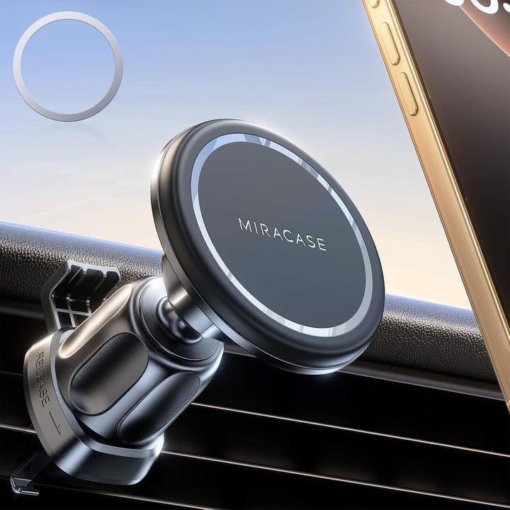 Miracase Handyhalterung Auto für MagSafe [20x N52 Magnet] Smartphone Halterung Universal Magnetische