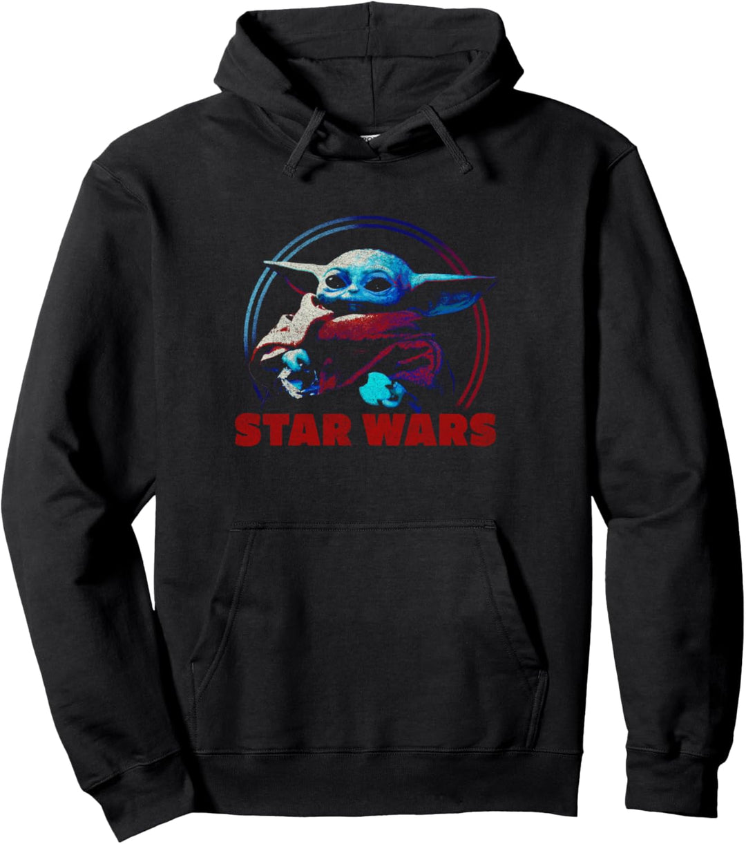 Star Wars: The Mandalorian The Child Stolen Cookie Portrait Pullover Hoodie