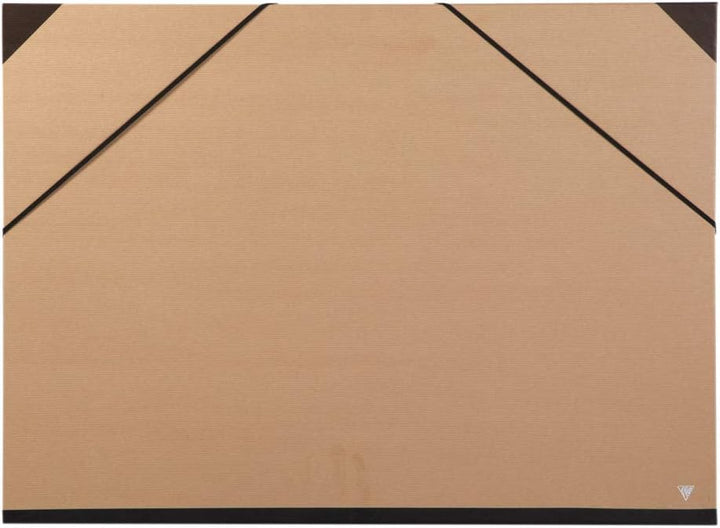 Clairefontaine 44600C Kraft Zeichenmappe (Gummizug, Rücken 30 mm, innen: 60 x 85 cm, aussen: 67 x 94
