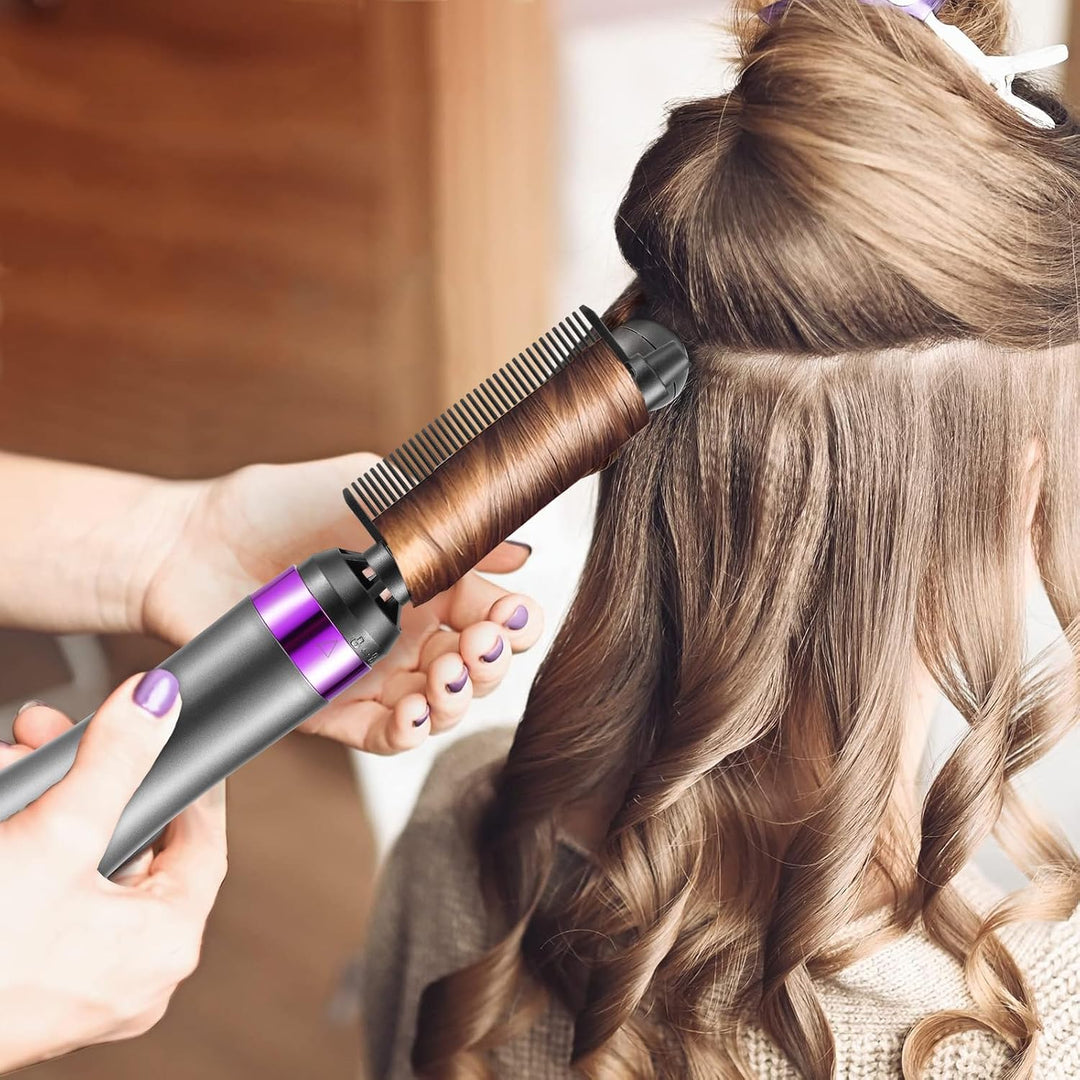 Air Styler 6-in-1-Haarstyler-Gebläsebürste, 1000 W tragbarer Haartrocknerkamm mit 6 Zubehörteilen, N