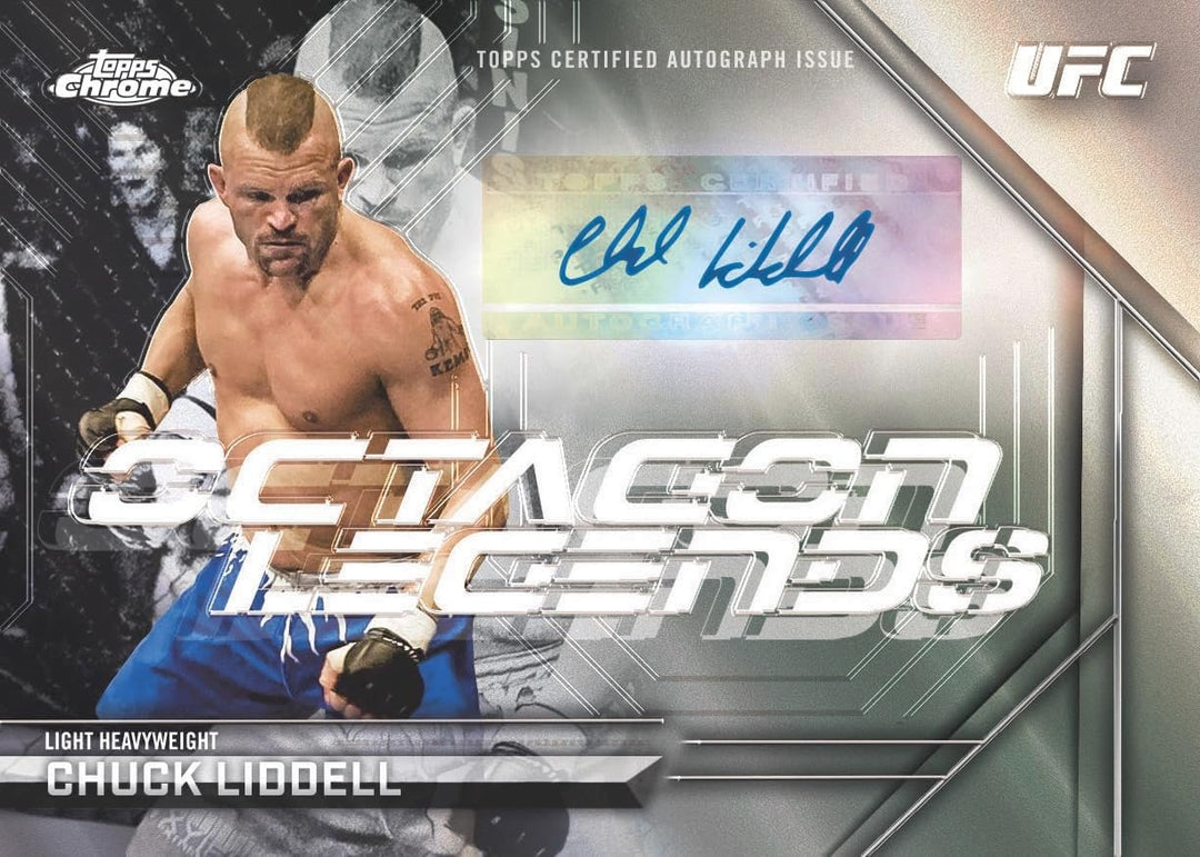 2026 Topps Chrome® UFC - Vorteilsbox (4 Karten pro Packung, 6 Packungen pro Box)