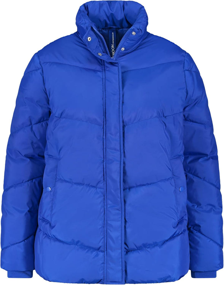SAMOON Damen 150029-21500 Outdoorjacke Nicht Wolle, Brigth Blue, 44