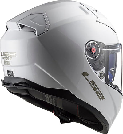 LS2, Integralhelme motorrad VECTOR II solid white, XXS XXS Weiss, XXS Weiss