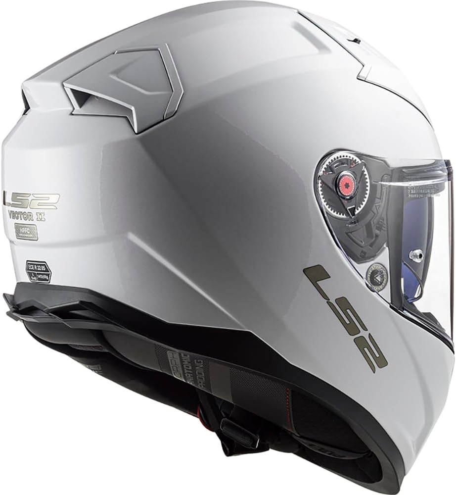 LS2, Integralhelme motorrad VECTOR II solid white, XS XS Weiss, XS Weiss