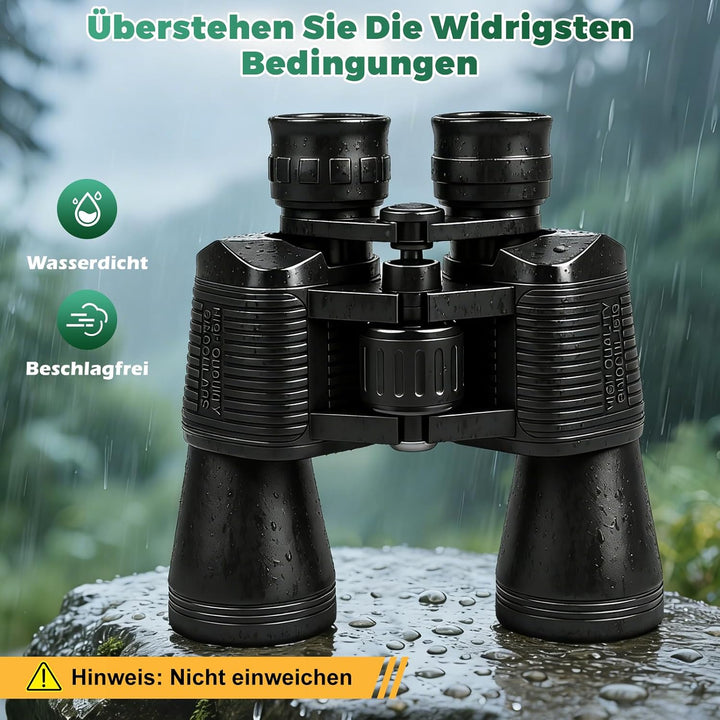 Fernglas 20X50 HD Kompakt Ferngläser Erwachsene Wasserdicht für Vogelbeobachtung, Jagd, Wandern,Konz