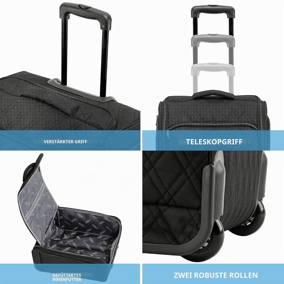 Flight Knight 56x45x25cm easyJet & British Airways Large Carry On Approved & Tested Maximum Size Han