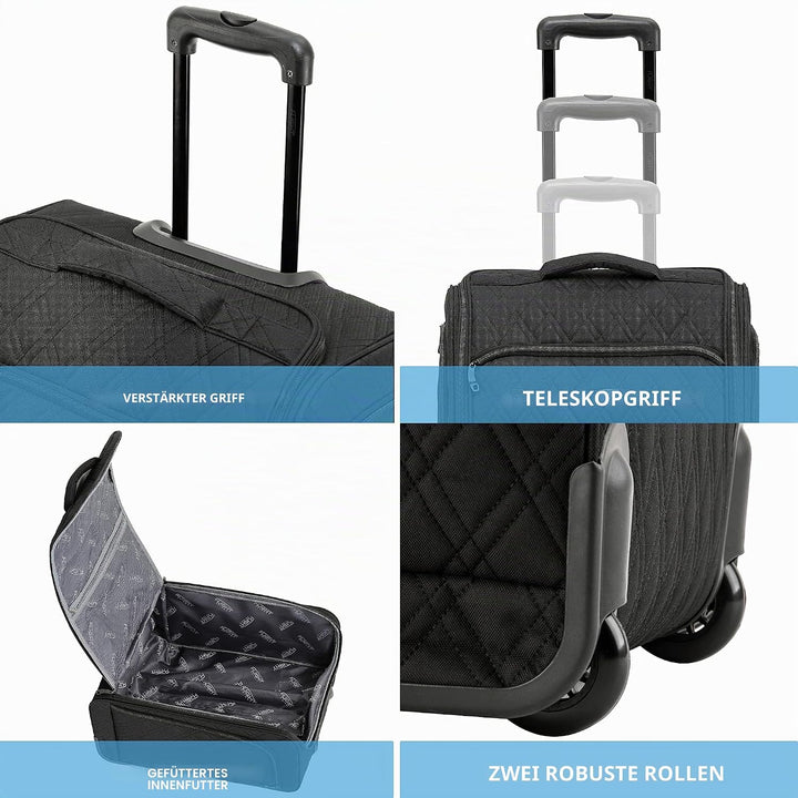 Flight Knight 56x45x25cm easyJet & British Airways Large Carry On Approved & Tested Maximum Size Han