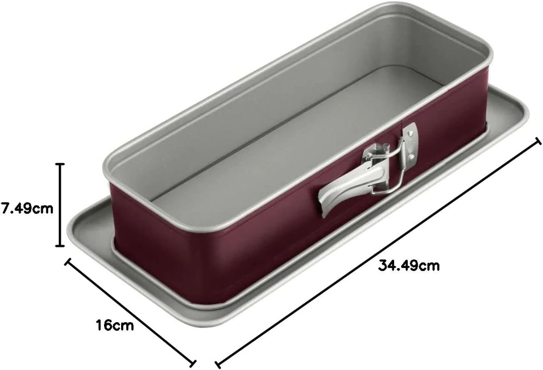 Dr. Oetker 2479 Oetker Königskuchen Springform 30 x 12 cm, mit Auslaufsschutz, Kastenform, für safti