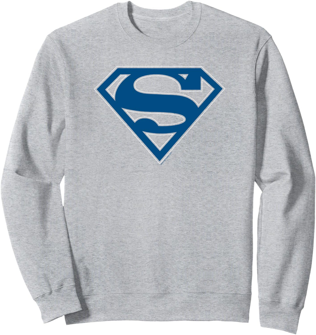 Superman Blue & White Shield Sweatshirt