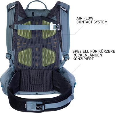 EVOC EXPLORER PRO 26, Rucksack (für kürzere Rückenlängen, AIR FLOW CONTACT SYSTEM, AIRO FLEX Hüftgur