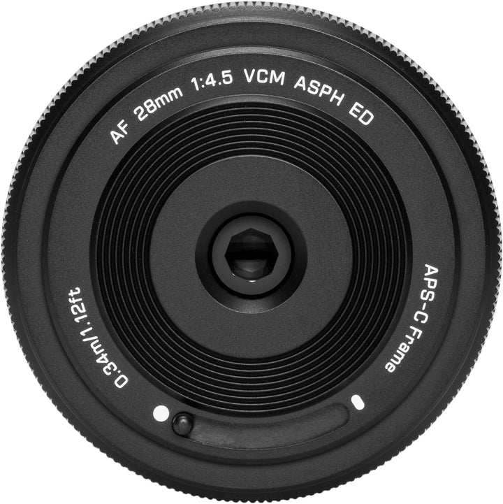 VILTROX 28mm f4.5 Pancake Objektiv Fuji x, AF 28mm f4.5 X Mount für Fuji, Pancake Objektiv Fuji x Mo