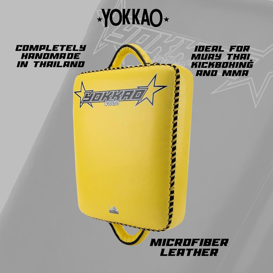 Yokkao Premium Institution Low Kick Pad Microfiber | Precision Training | Superior Impact Absorption