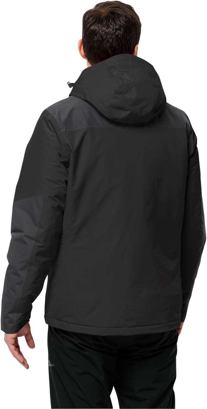 Jack Wolfskin Herren Jasper Ins Jkt M Jacket (1er Pack) 3XL Schwarz, 3XL Schwarz