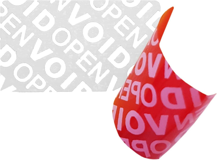 1000 Stk - Siegel 35 * 20mm rot - Verschlussetiketten, Sicherheitssiegel, Qualitätssiegel Garantie-S