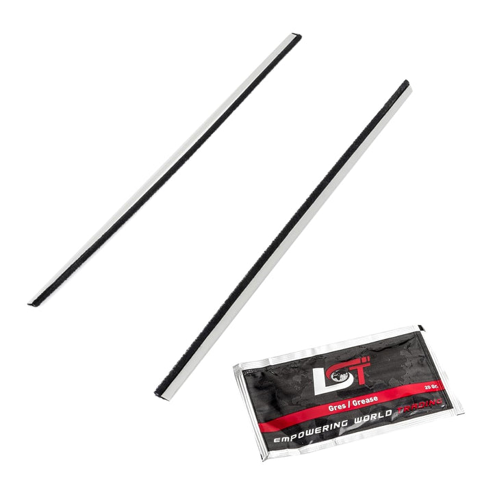 LST Schiebedach Dichtung Set Metall-Filz Schienen Satz 190 W201 82-88 W108 W109