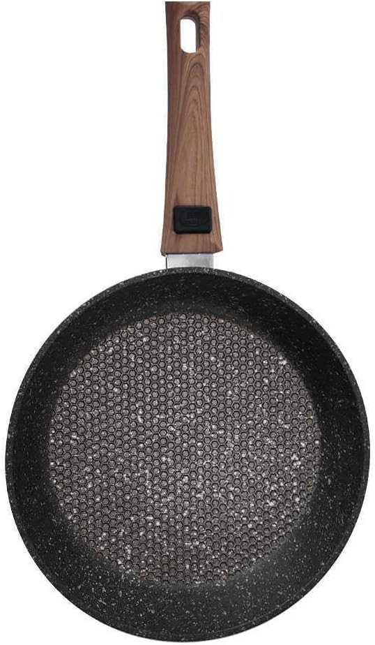Durandal Légende Bratpfanne 28 cm – Beschichtete Aluguss Pfanne mit abnehmbarem Griff – Ofenfeste Pf