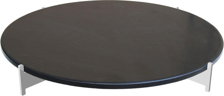LotusGrill Pizzastein für Serie 435 XL, Schwarz, 45,7 x 45,6 x 6,5, Serie 435 XL
