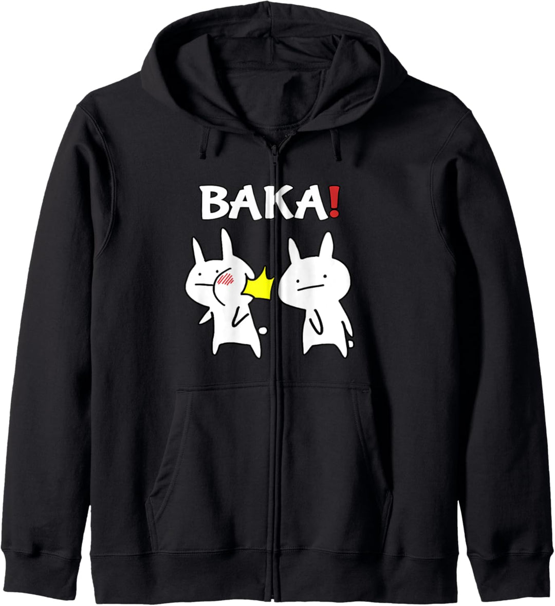 Lustiger japanischer Anime, Baka Rabbit Slap Kapuzenjacke