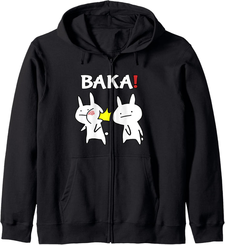 Lustiger japanischer Anime, Baka Rabbit Slap Kapuzenjacke